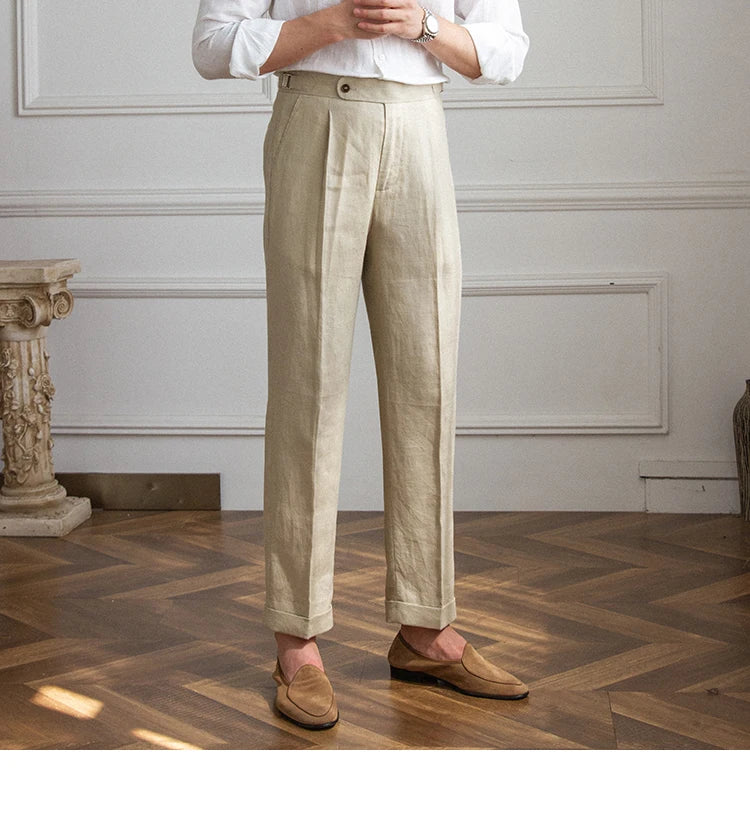 Capris Side Adjuster Lenin Trouser