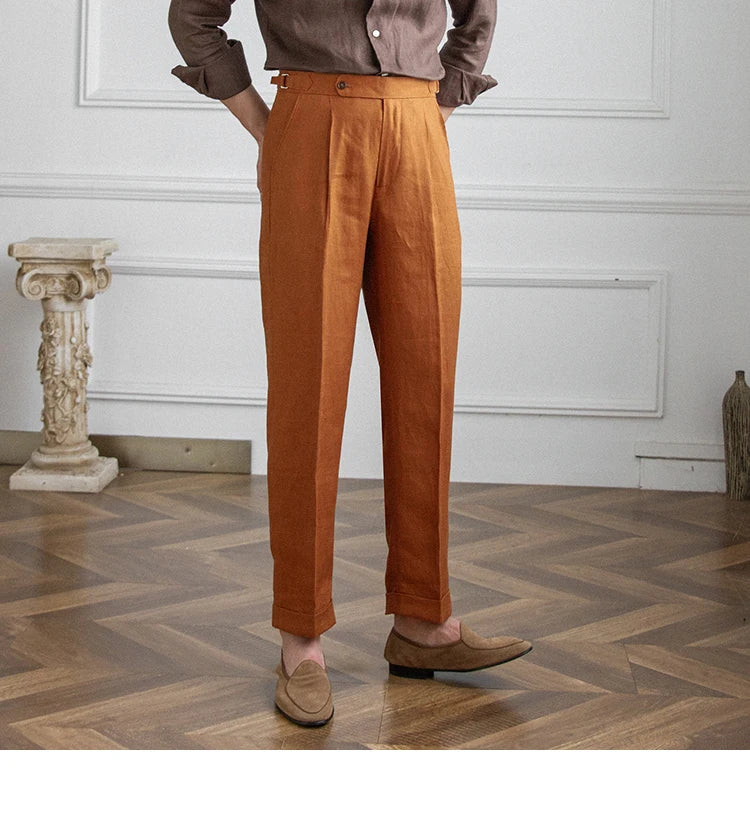 Capris Side Adjuster Lenin Trouser