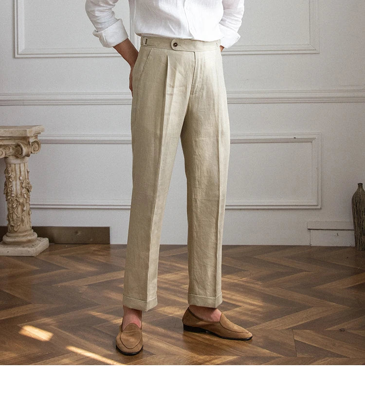 Capris Side Adjuster Lenin Trouser