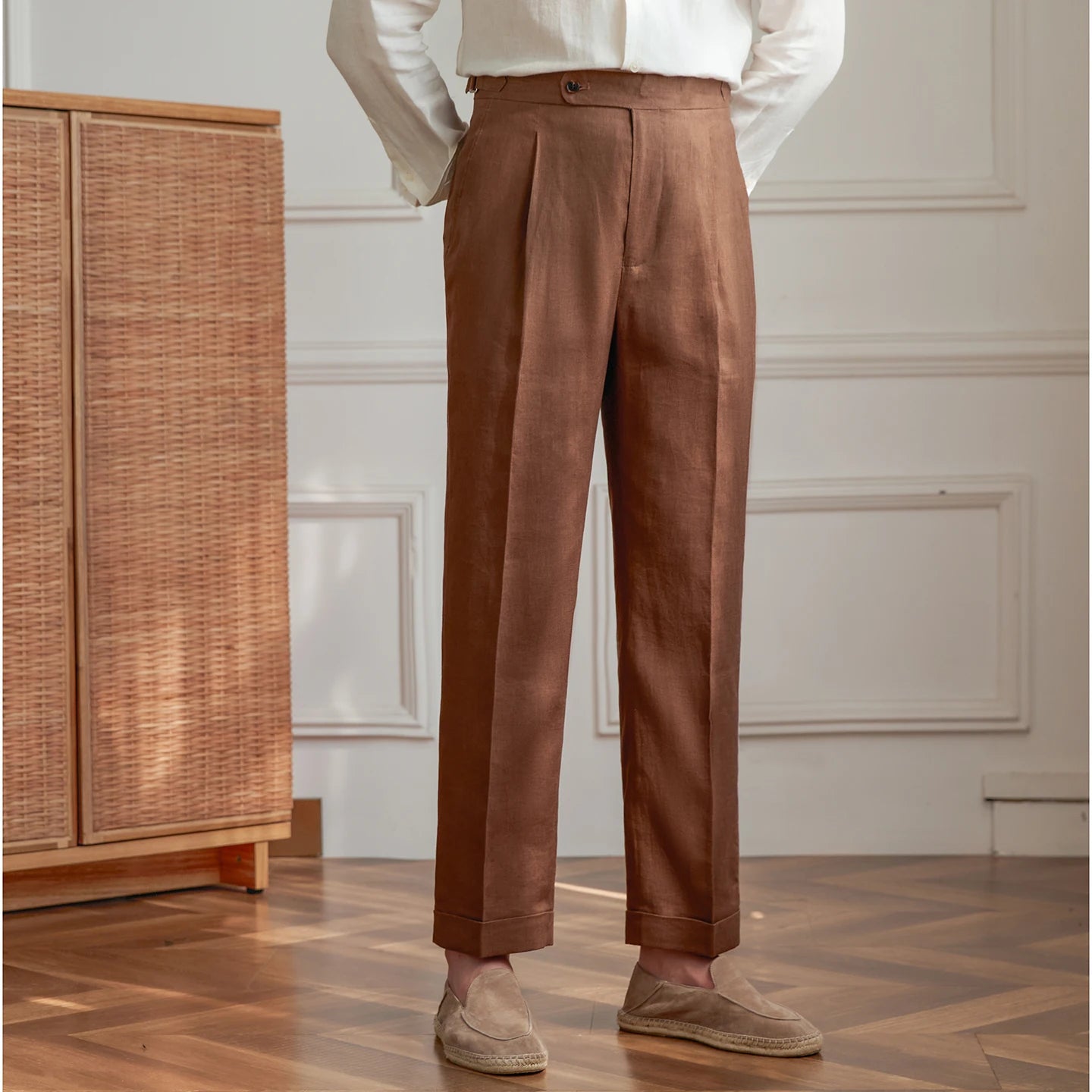 Capris Side Adjuster Lenin Trouser