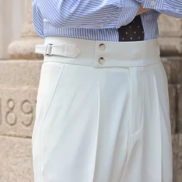 Tailored high waist trouser