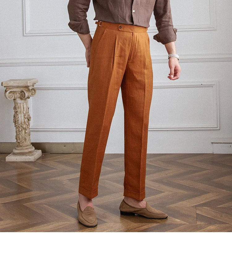 Capris Side Adjuster Lenin Trouser