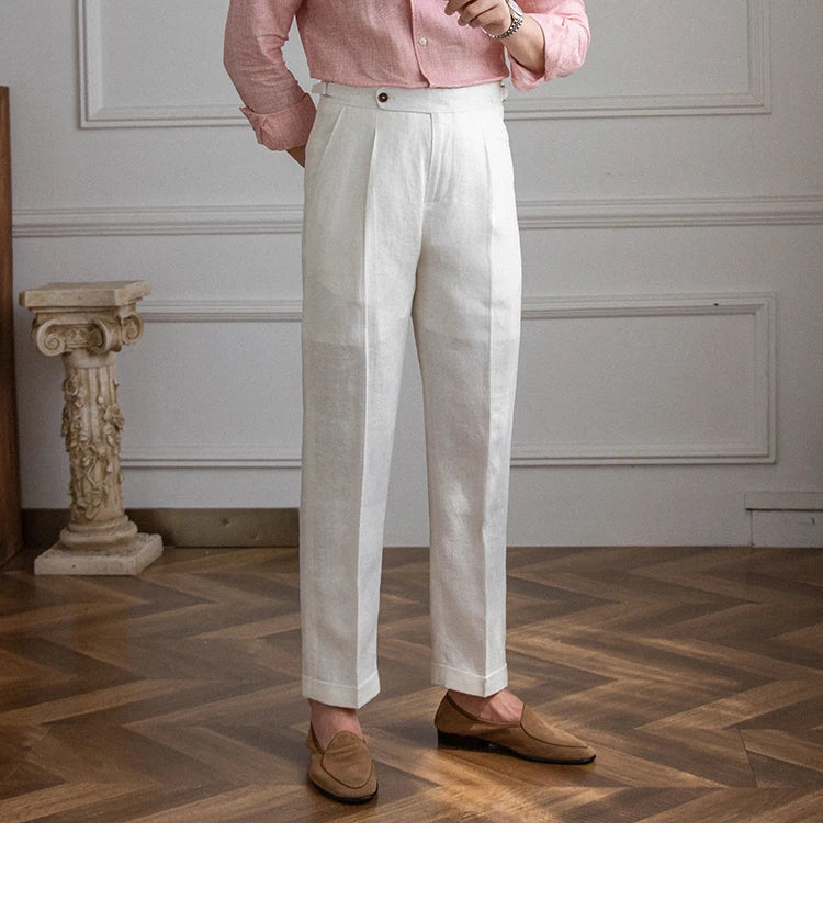 Capris Side Adjuster Lenin Trouser