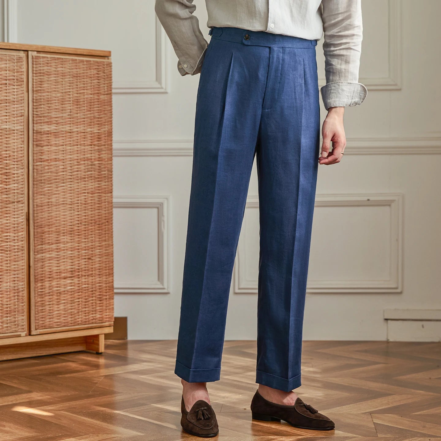 Capris Side Adjuster Lenin Trouser