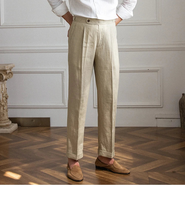 Capris Side Adjuster Lenin Trouser