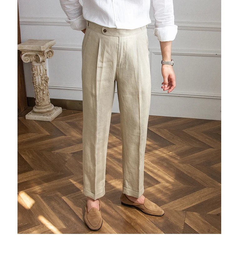 Capris Side Adjuster Lenin Trouser