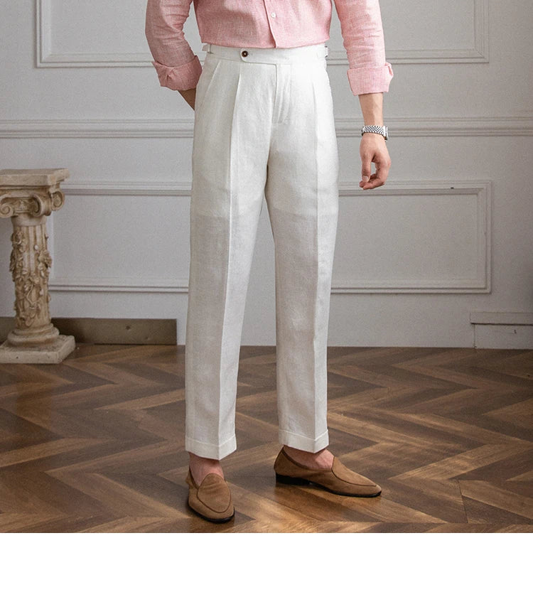 Capris Side Adjuster Lenin Trouser