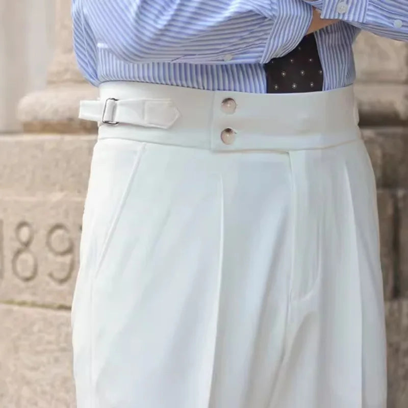 Tailored high waist trouser