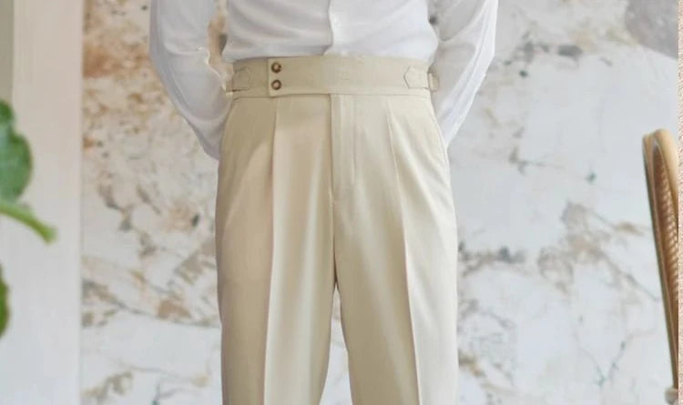 Tailored high waist trouser