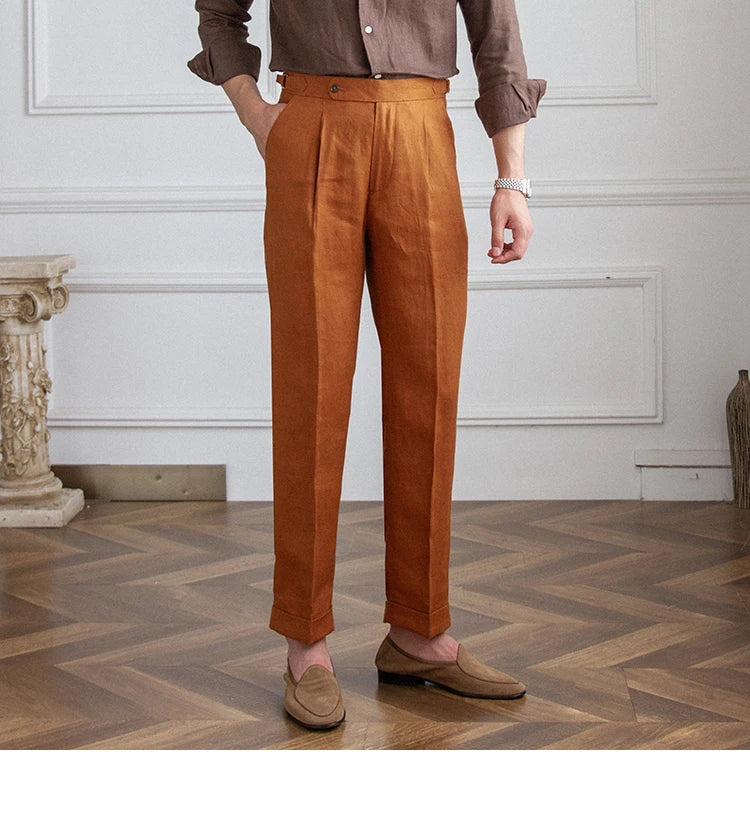 Capris Side Adjuster Lenin Trouser