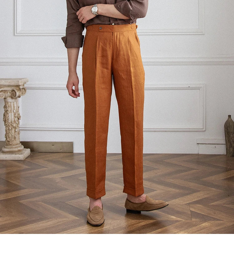 Capris Side Adjuster Lenin Trouser