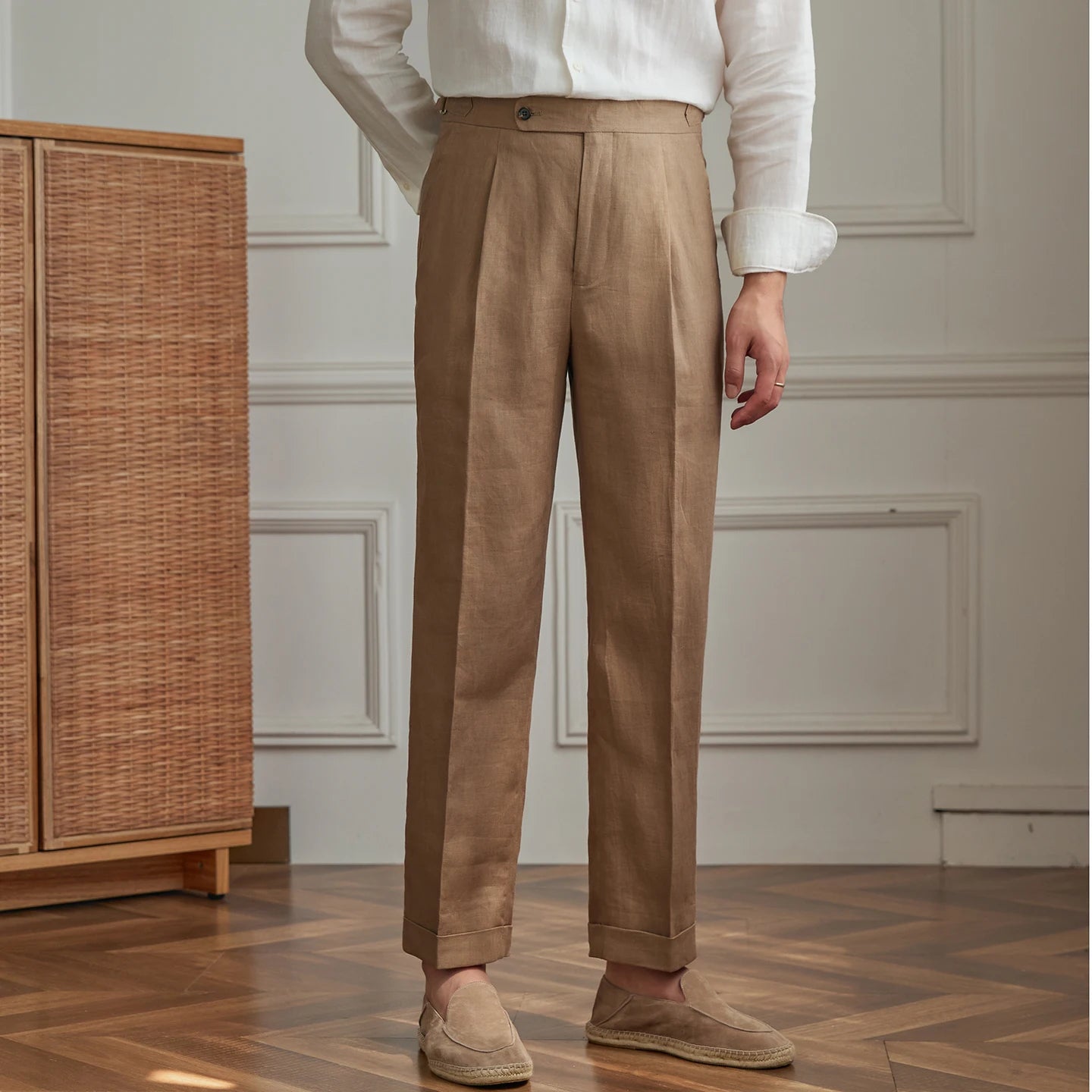 Capris Side Adjuster Lenin Trouser